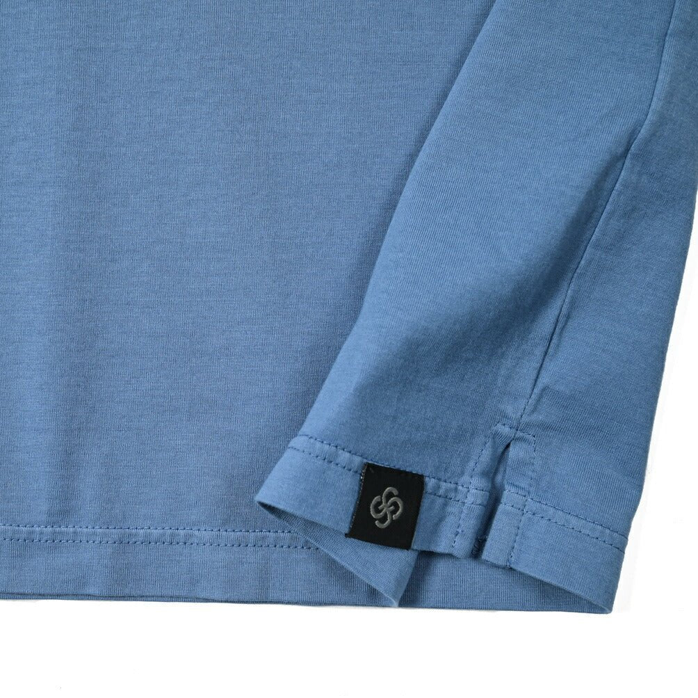 24SS GRAN SASSO VINTAGE オーガニックコットン100% クルーネック半袖Tシャツ｜GUARDAROBA MILANO OFFICIAL STORE