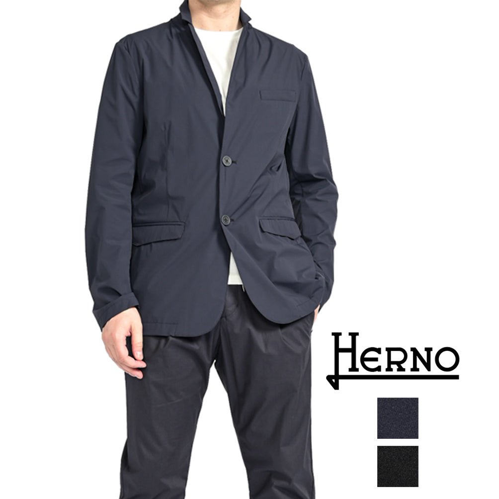 24SS HERNO Laminar ストレッチナイロン 2Bシングルナイロンジャケット (LIGHT MATT)｜GUARDAROBA MILANO OFFICIAL STORE