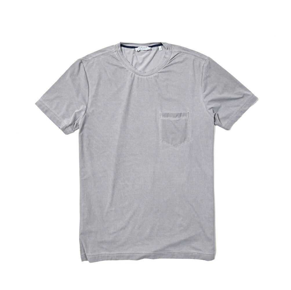 24SS ORIAN Functional Garment 高機能ストレッチナイロン クルーネック半袖ポケットTシャツ｜GUARDAROBA MILANO OFFICIAL STORE