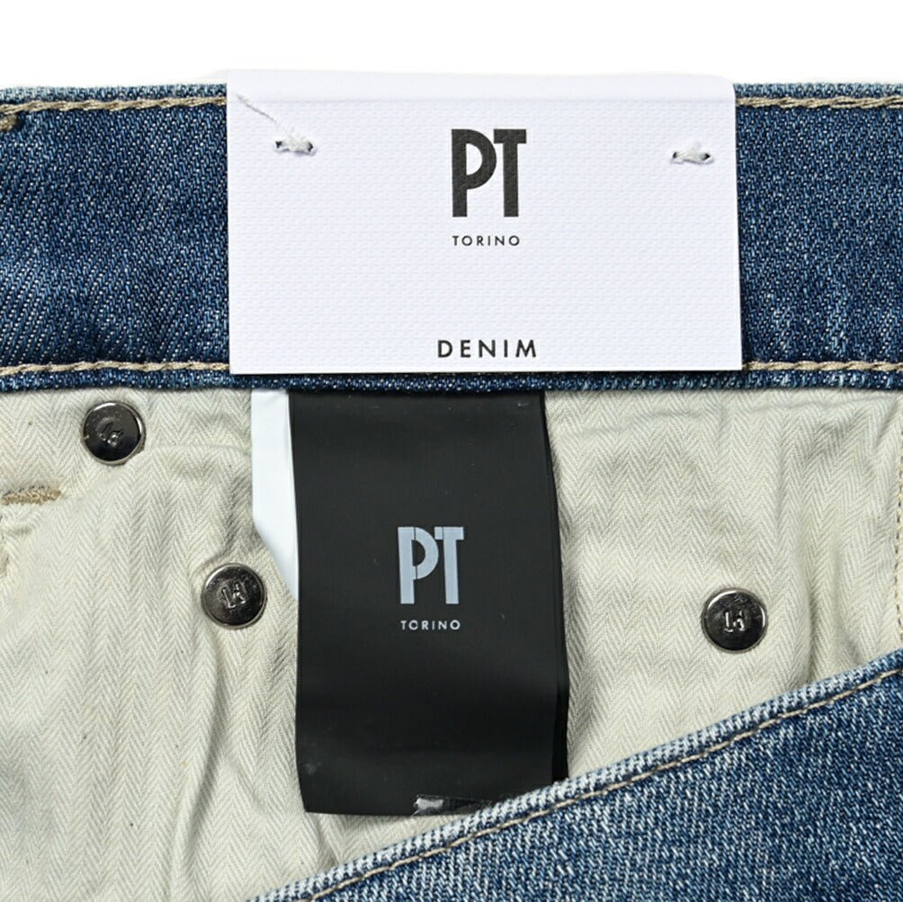 24SS PT TORINO DENIM DUB ストレッチデニムターンナップジーンズ / PT05｜GUARDAROBA MILANO OFFICIAL STORE