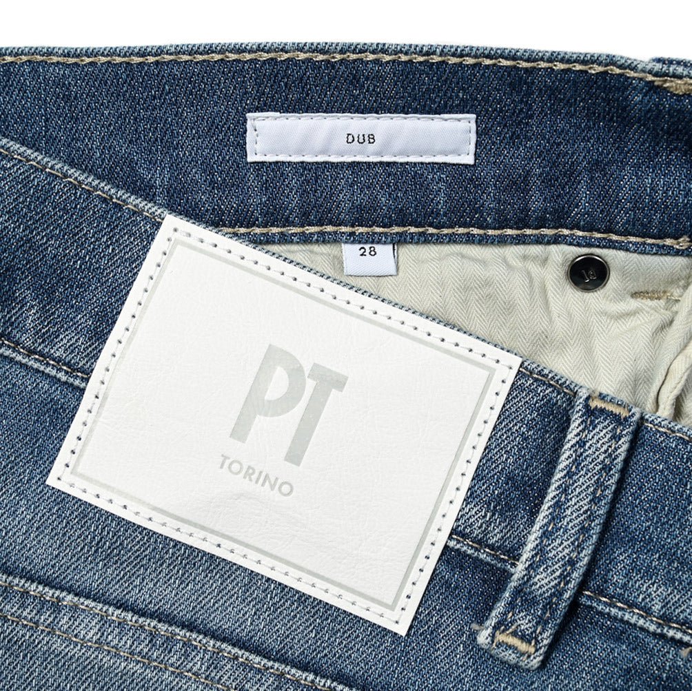 24SS PT TORINO DENIM DUB ストレッチデニムターンナップジーンズ / PT05｜GUARDAROBA MILANO OFFICIAL STORE