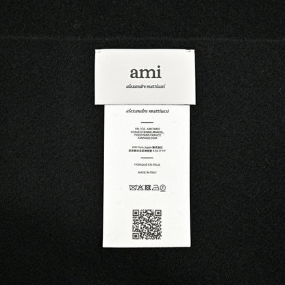 25 - 26AW AMI PARIS ウール100% ワンポイントロゴマフラー｜426491｜GUARDAROBA MILANO OFFICIAL STORE