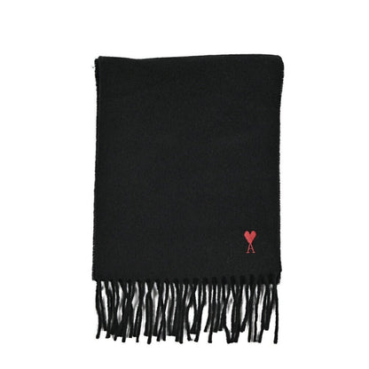 25 - 26AW AMI PARIS ウール100% ワンポイントロゴマフラー｜426491｜GUARDAROBA MILANO OFFICIAL STORE