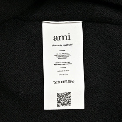 25 - 26AW AMI PARIS ヴァージンウール100% ワンポイントロゴタートルネックニットセーター｜426526 - S｜GUARDAROBA MILANO OFFICIAL STORE