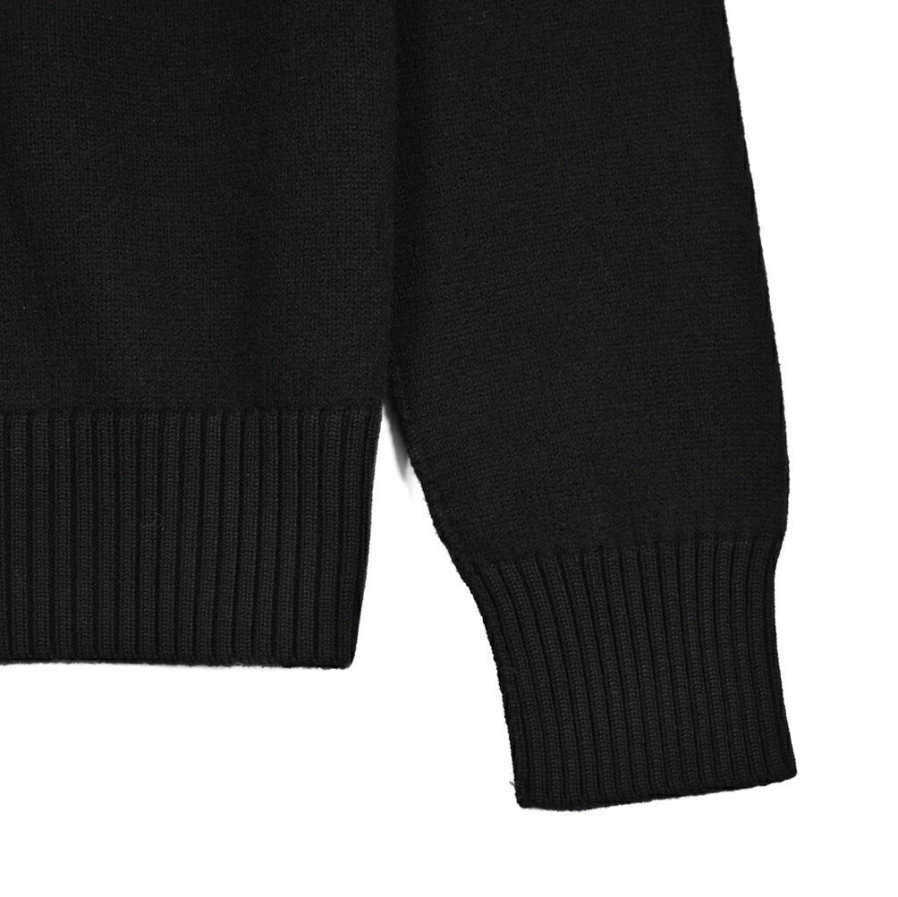 25 - 26AW AMI PARIS ヴァージンウール100% ワンポイントロゴタートルネックニットセーター｜426526 - S｜GUARDAROBA MILANO OFFICIAL STORE