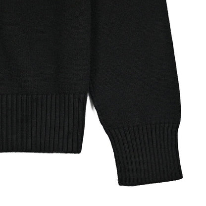 25 - 26AW AMI PARIS ヴァージンウール100% ワンポイントロゴタートルネックニットセーター｜426526 - S｜GUARDAROBA MILANO OFFICIAL STORE