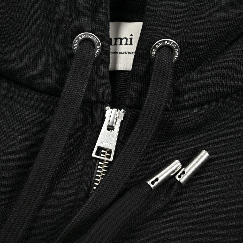 25 - 26AW AMI PARIS コットン100% ジップアップスウェットパーカー｜426540 - S｜GUARDAROBA MILANO OFFICIAL STORE
