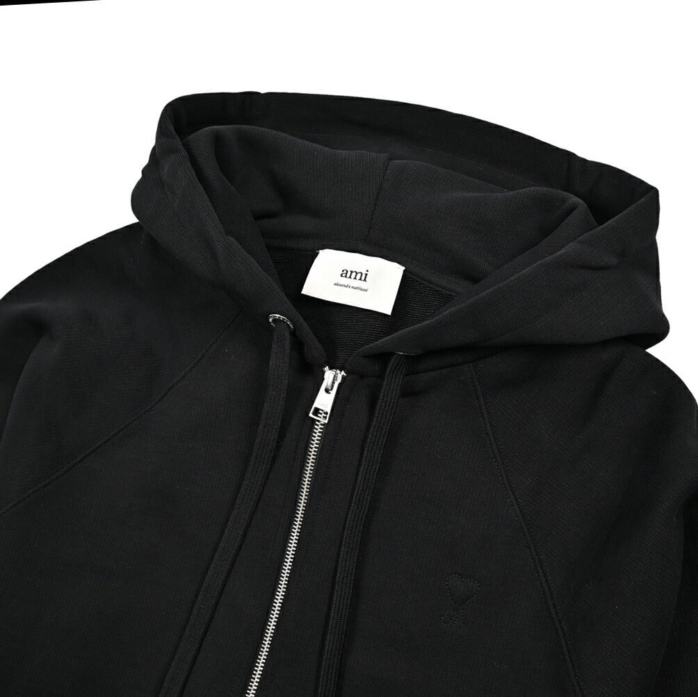 25 - 26AW AMI PARIS コットン100% ジップアップスウェットパーカー｜426540 - S｜GUARDAROBA MILANO OFFICIAL STORE