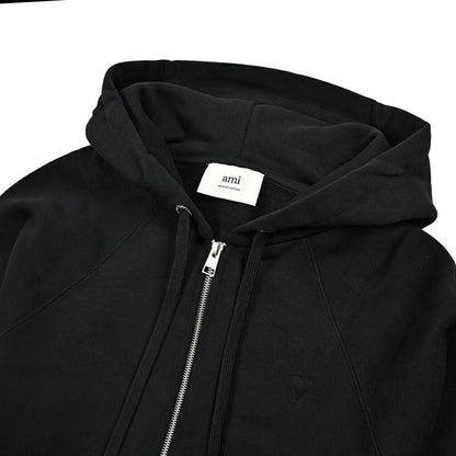 25 - 26AW AMI PARIS コットン100% ジップアップスウェットパーカー｜426540 - S｜GUARDAROBA MILANO OFFICIAL STORE