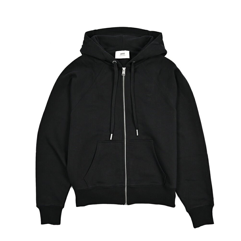 25 - 26AW AMI PARIS コットン100% ジップアップスウェットパーカー｜426540 - S｜GUARDAROBA MILANO OFFICIAL STORE