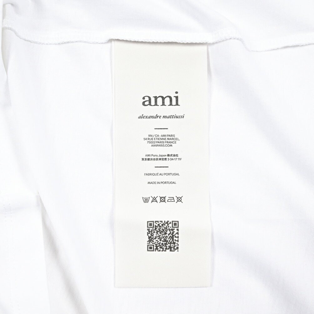 アミパリス シャツ AMI PARIS (アミパリス) 胸ロゴ クロップド デニムシャツ