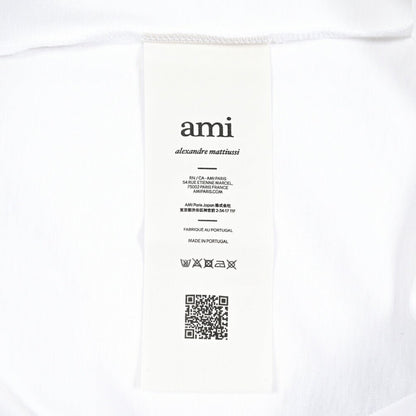 25 - 26AW AMI PARIS コットン100% ワンポイントロゴ長袖 Tシャツ｜426494 - S｜GUARDAROBA MILANO OFFICIAL STORE