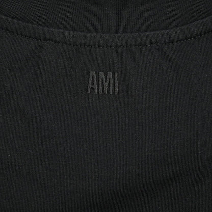 25 - 26AW AMI PARIS コットン100% ワンポイントロゴ長袖 Tシャツ｜426502 - S｜GUARDAROBA MILANO OFFICIAL STORE