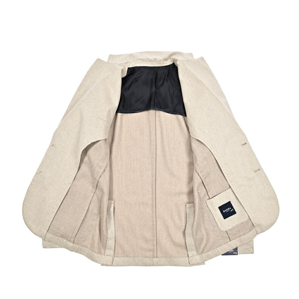 25 - 26AW BARBA カシミヤ100% 2Bシングル テーラードスーツ / EASY J MONO｜427476-48｜GUARDAROBA MILANO OFFICIAL STORE