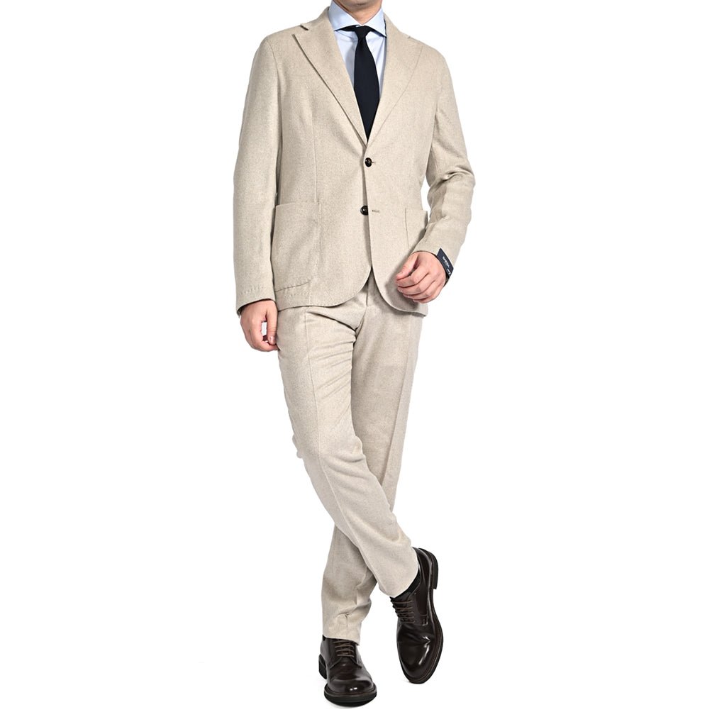 25 - 26AW BARBA カシミヤ100% 2Bシングル テーラードスーツ / EASY J MONO｜427476-48｜GUARDAROBA MILANO OFFICIAL STORE