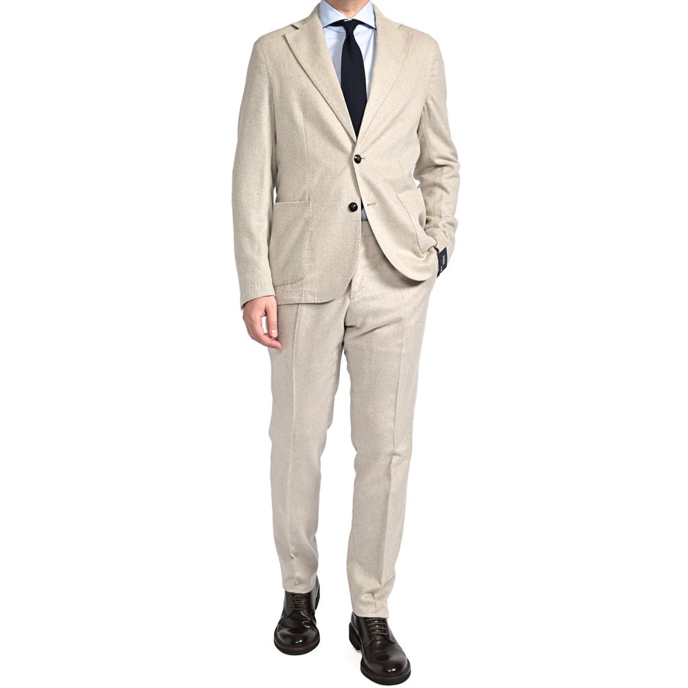 25 - 26AW BARBA カシミヤ100% 2Bシングル テーラードスーツ / EASY J MONO｜427476-48｜GUARDAROBA MILANO OFFICIAL STORE