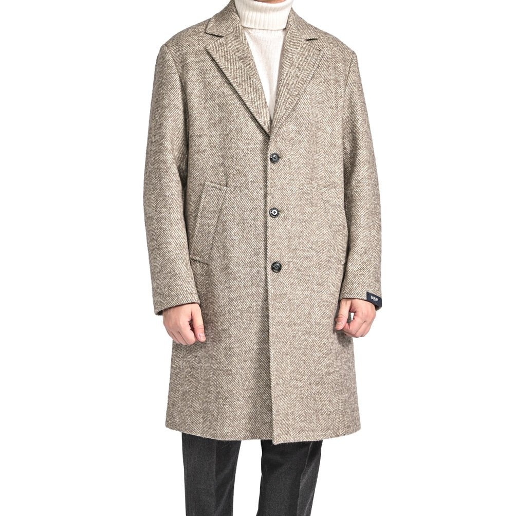 25 - 26AW BARBA ヴァージンウール100% 3Bシングルチェスターコート / COAT CKOBE｜427514-46｜GUARDAROBA MILANO OFFICIAL STORE
