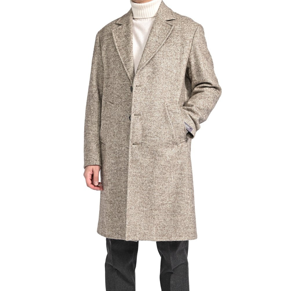 25 - 26AW BARBA ヴァージンウール100% 3Bシングルチェスターコート / COAT CKOBE｜427514-46｜GUARDAROBA MILANO OFFICIAL STORE