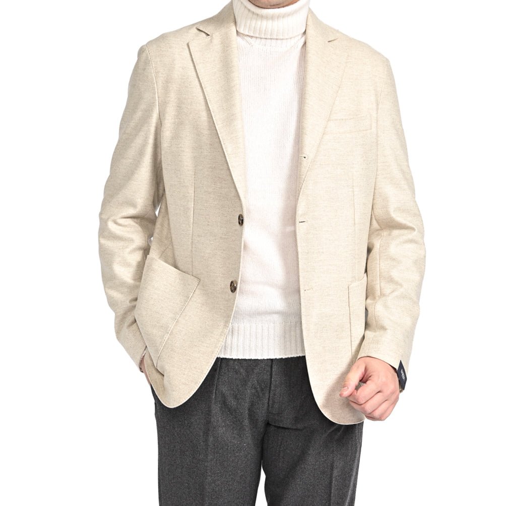 25 - 26AW BARBA ヴァージンウール100% 段返り3Bシングルテーラードジャケット / JACKET JIMMY｜427496-44｜GUARDAROBA MILANO OFFICIAL STORE