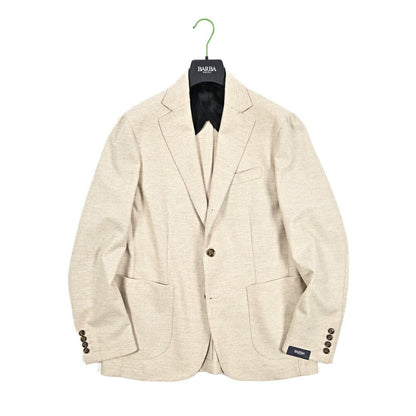 25 - 26AW BARBA ヴァージンウール100% 段返り3Bシングルテーラードジャケット / JACKET JIMMY｜427496-44｜GUARDAROBA MILANO OFFICIAL STORE