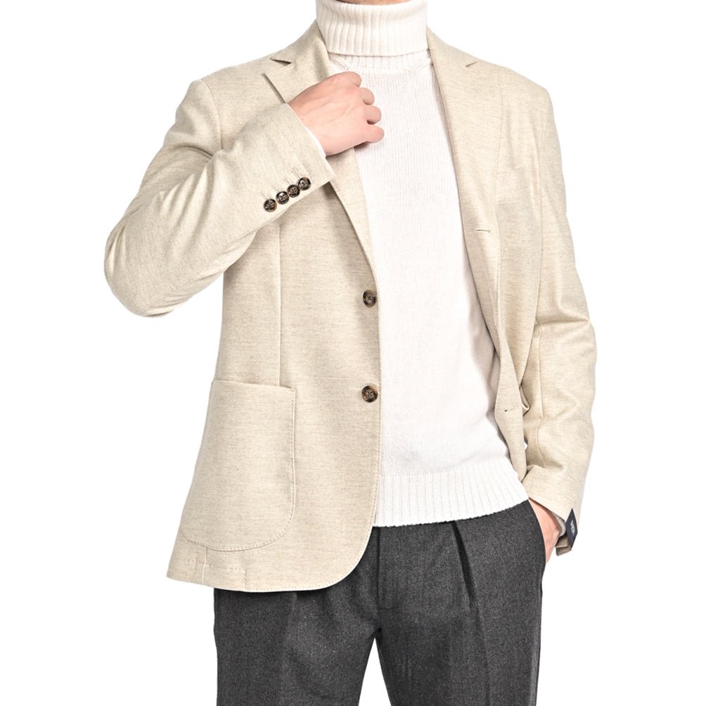 25 - 26AW BARBA ヴァージンウール100% 段返り3Bシングルテーラードジャケット / JACKET JIMMY｜427496-44｜GUARDAROBA MILANO OFFICIAL STORE