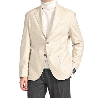 25 - 26AW BARBA ヴァージンウール100% 段返り3Bシングルテーラードジャケット / JACKET JIMMY｜427496-44｜GUARDAROBA MILANO OFFICIAL STORE