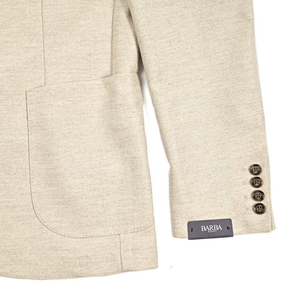 25 - 26AW BARBA ヴァージンウール100% 段返り3Bシングルテーラードジャケット / JACKET JIMMY｜427496-44｜GUARDAROBA MILANO OFFICIAL STORE