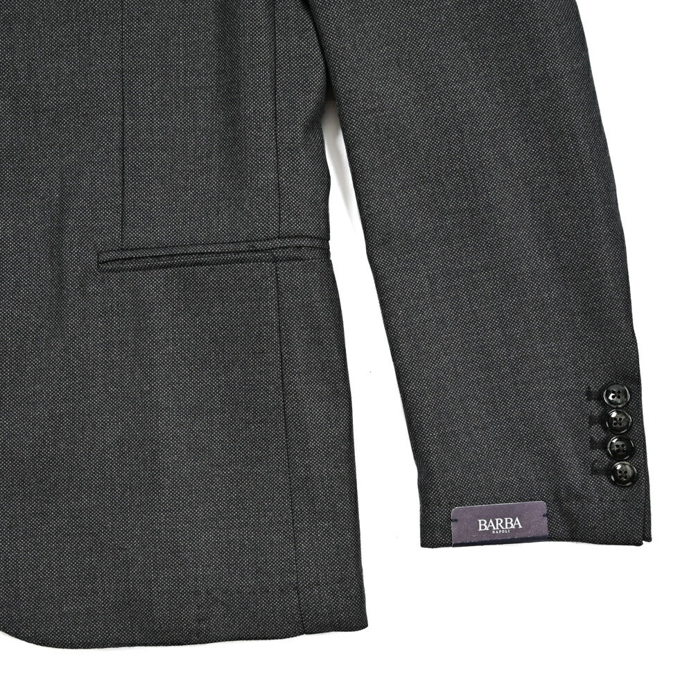 25 - 26AW BARBA ヴァージンウール100% 段返り3Bシングルテーラードスーツ / SUIT JIMMY｜427563-44｜GUARDAROBA MILANO OFFICIAL STORE