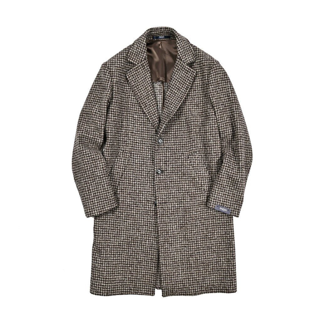 25 - 26AW BARBA アルパカウール 3Bシングル チェスターコート / COAT CKOBE｜427505-44｜GUARDAROBA MILANO OFFICIAL STORE