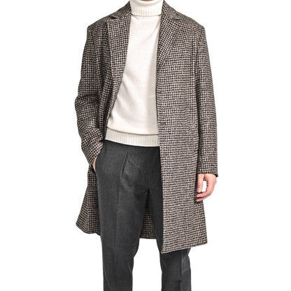 25 - 26AW BARBA アルパカウール 3Bシングル チェスターコート / COAT CKOBE｜427505-44｜GUARDAROBA MILANO OFFICIAL STORE