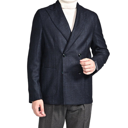 25 - 26AW BARBA シルク混ヴァージンウール 4Bダブル テーラードジャケット / EASY DP｜427549-44｜GUARDAROBA MILANO OFFICIAL STORE
