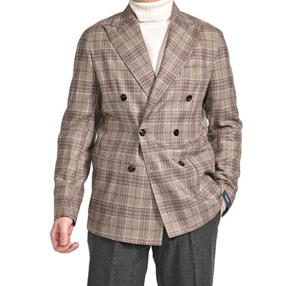 25 - 26AW BARBA シルク混ウール 6Bダブル テーラードジャケット / JACKET DP｜427483-44｜GUARDAROBA MILANO OFFICIAL STORE