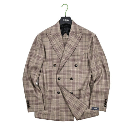 25 - 26AW BARBA シルク混ウール 6Bダブル テーラードジャケット / JACKET DP｜427483-44｜GUARDAROBA MILANO OFFICIAL STORE