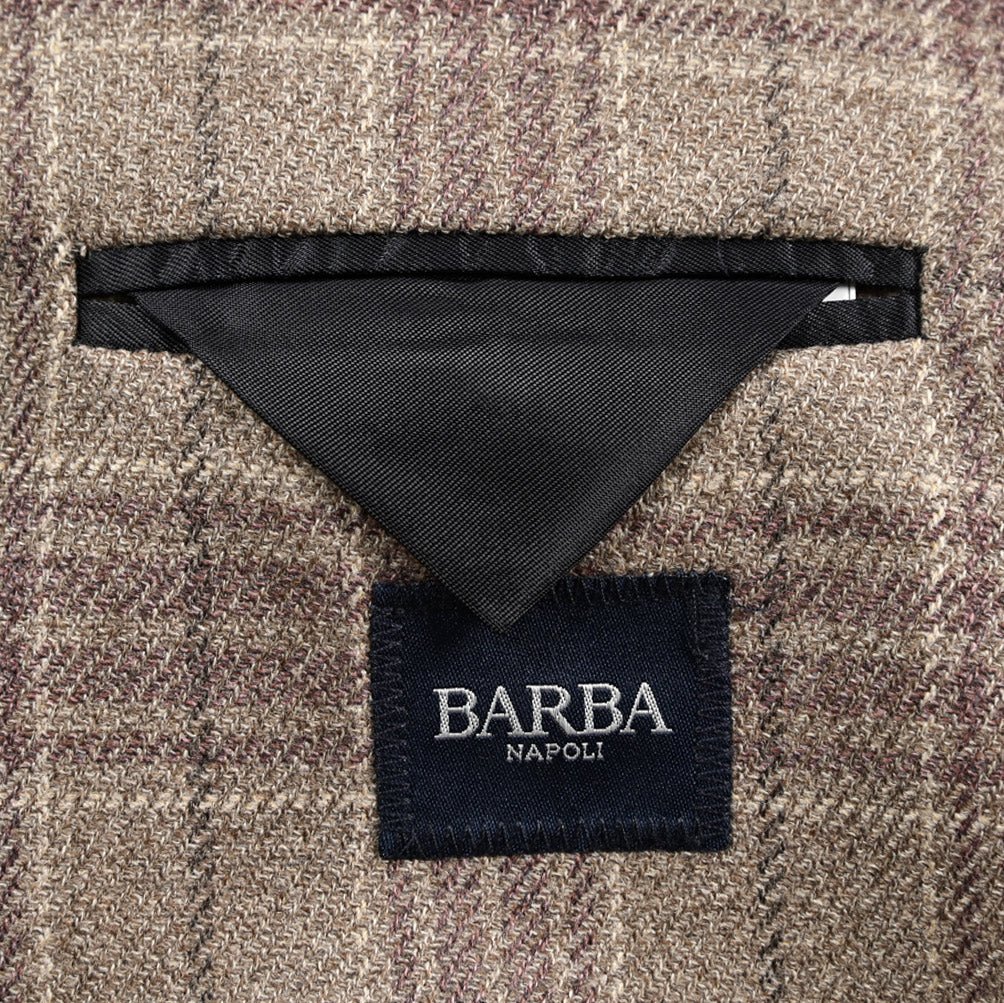 SALE｜BARBA バルバ / シルク混ウール 6Bダブル テーラードジャケット