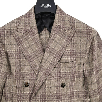 25 - 26AW BARBA シルク混ウール 6Bダブル テーラードジャケット / JACKET DP｜427483-44｜GUARDAROBA MILANO OFFICIAL STORE
