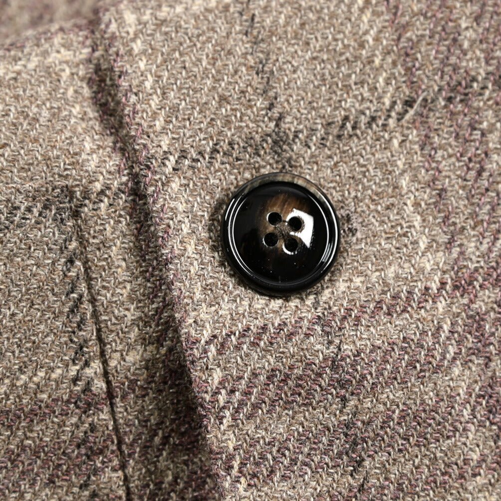 SALE｜BARBA バルバ / シルク混ウール 6Bダブル テーラードジャケット