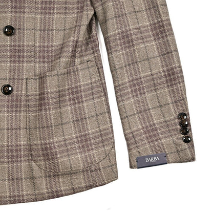 25 - 26AW BARBA シルク混ウール 6Bダブル テーラードジャケット / JACKET DP｜427483-44｜GUARDAROBA MILANO OFFICIAL STORE