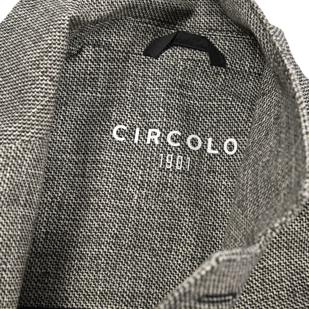 25 - 26AW CIRCOLO 1901 コットンジャージー 2Bシングルテーラードジャケット (セットアップ対応)｜425685 - 44｜GUARDAROBA MILANO OFFICIAL STORE