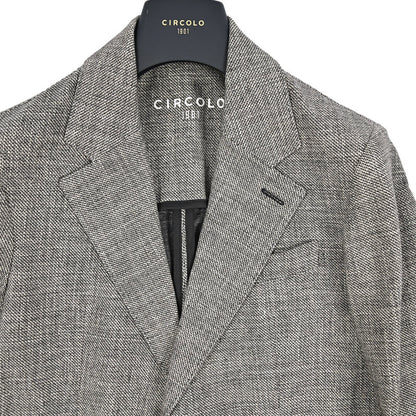 25 - 26AW CIRCOLO 1901 コットンジャージー 2Bシングルテーラードジャケット (セットアップ対応)｜425685 - 44｜GUARDAROBA MILANO OFFICIAL STORE