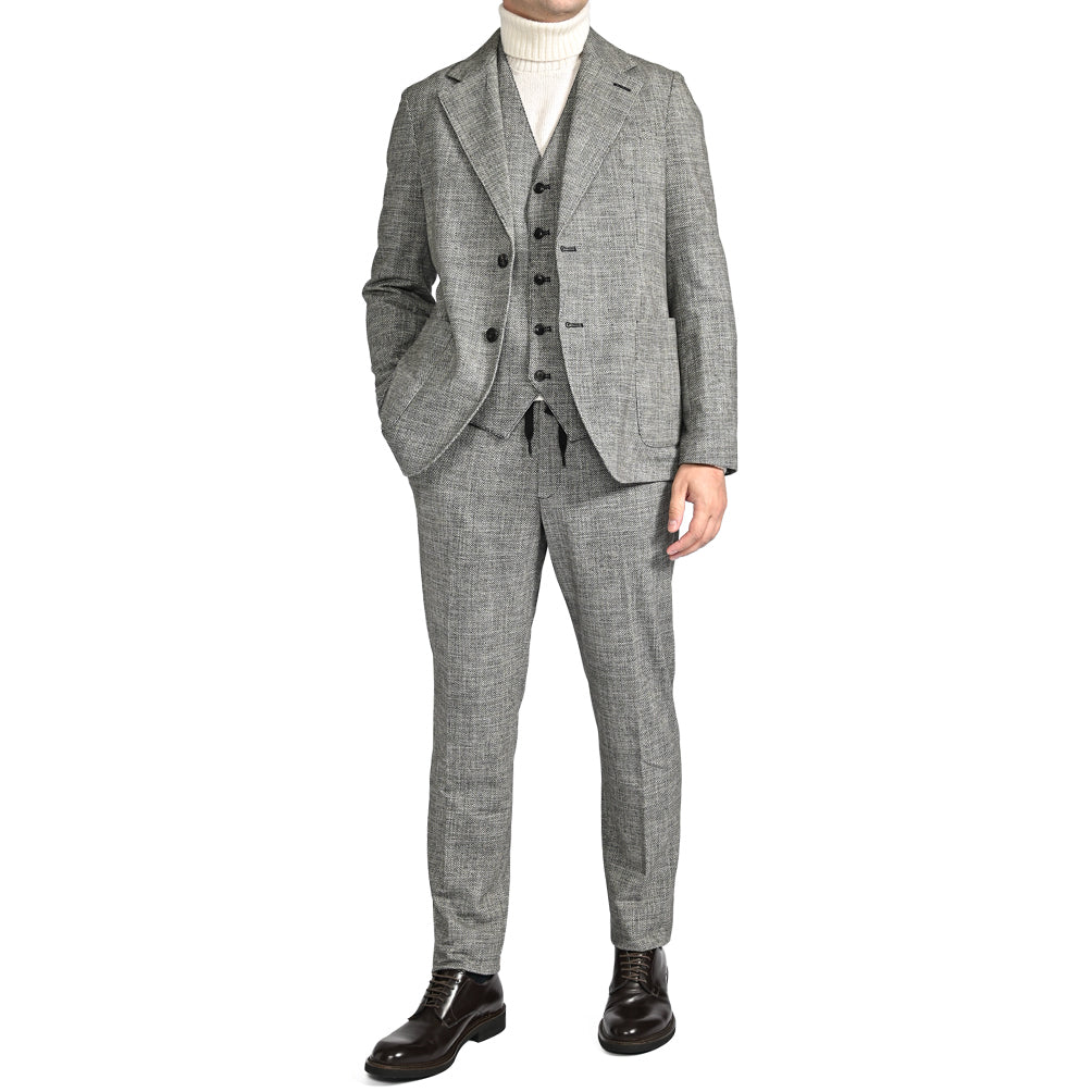 25 - 26AW CIRCOLO 1901 コットンジャージー 2Bシングルテーラードジャケット (セットアップ対応)｜425685 - 44｜GUARDAROBA MILANO OFFICIAL STORE