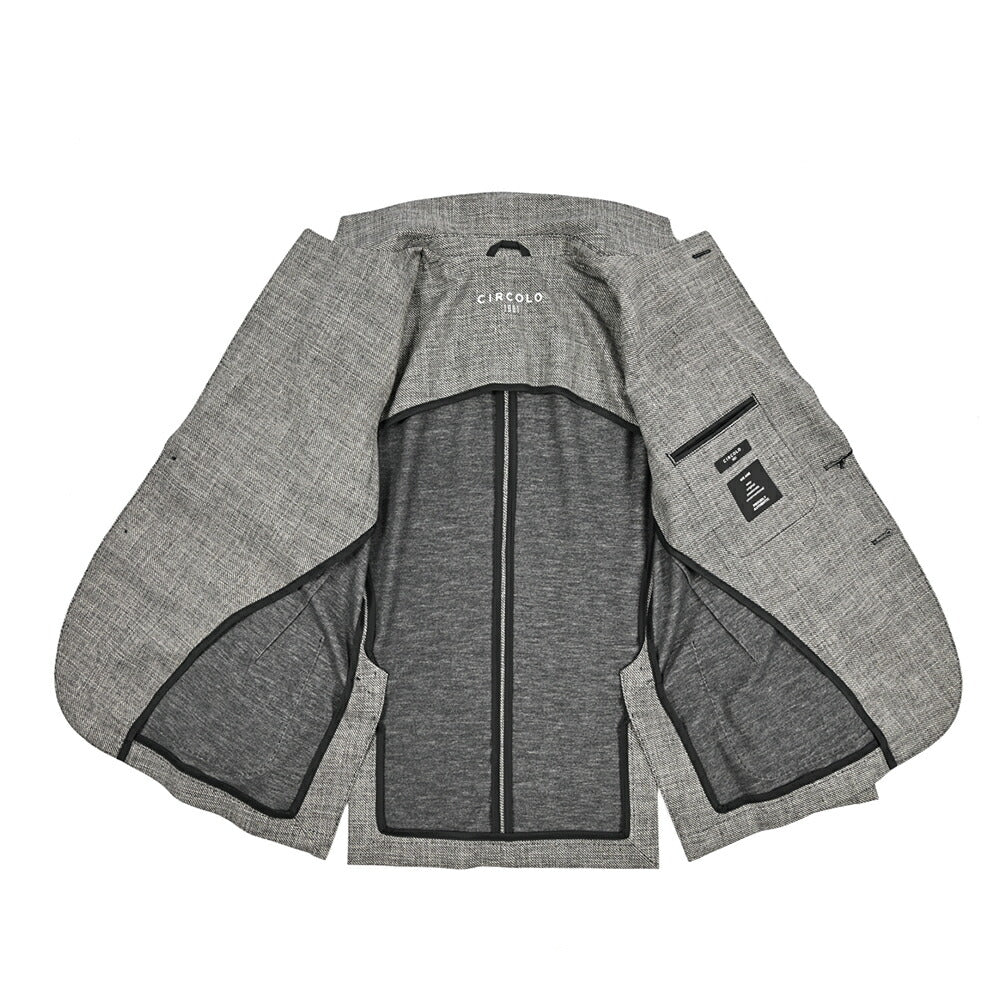25 - 26AW CIRCOLO 1901 コットンジャージー 2Bシングルテーラードジャケット (セットアップ対応)｜425685 - 44｜GUARDAROBA MILANO OFFICIAL STORE