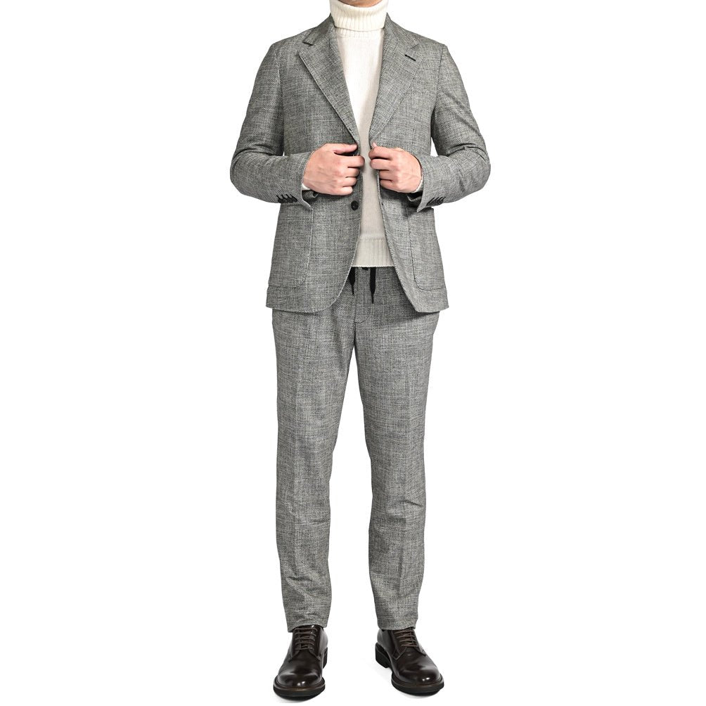25 - 26AW CIRCOLO 1901 コットンジャージー 2Bシングルテーラードジャケット (セットアップ対応)｜425685 - 44｜GUARDAROBA MILANO OFFICIAL STORE