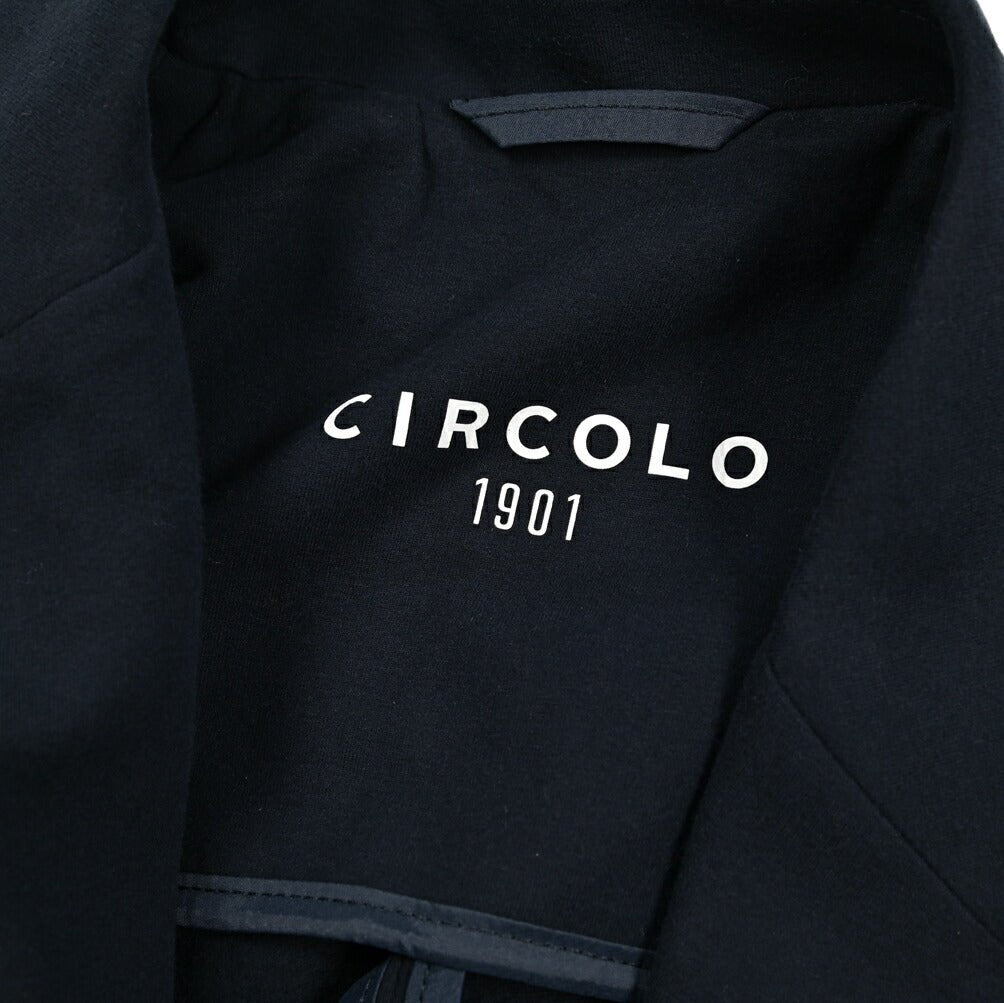 25 - 26AW CIRCOLO 1901 コットンジャージー 2Bシングルテーラードジャケット (セットアップ対応)｜425697 - 44｜GUARDAROBA MILANO OFFICIAL STORE