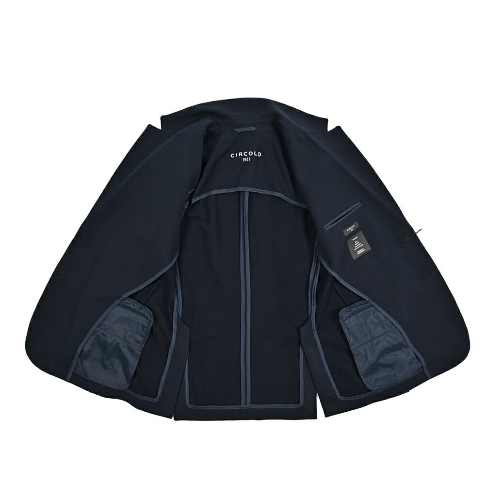 25 - 26AW CIRCOLO 1901 コットンジャージー 2Bシングルテーラードジャケット (セットアップ対応)｜425697 - 44｜GUARDAROBA MILANO OFFICIAL STORE