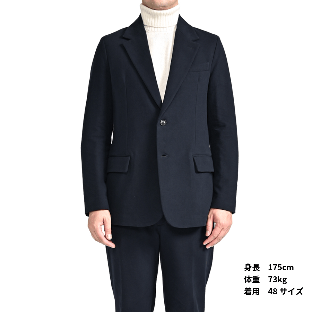 25 - 26AW CIRCOLO 1901 コットンジャージー 2Bシングルテーラードジャケット (セットアップ対応)｜425697 - 44｜GUARDAROBA MILANO OFFICIAL STORE
