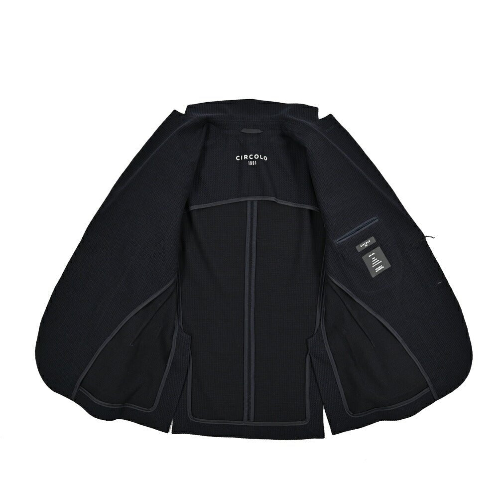 25 - 26AW CIRCOLO 1901 ストレッチウール 2Bシングルイージージャケット｜427135-44｜GUARDAROBA MILANO OFFICIAL STORE