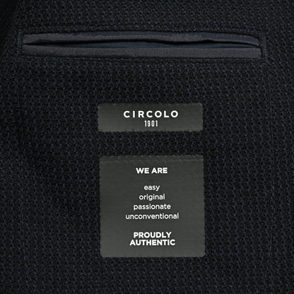 25 - 26AW CIRCOLO 1901 ストレッチウール 2Bシングルイージージャケット｜427135-44｜GUARDAROBA MILANO OFFICIAL STORE