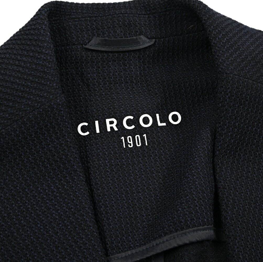 25 - 26AW CIRCOLO 1901 ストレッチウール 2Bシングルイージージャケット｜427135-44｜GUARDAROBA MILANO OFFICIAL STORE