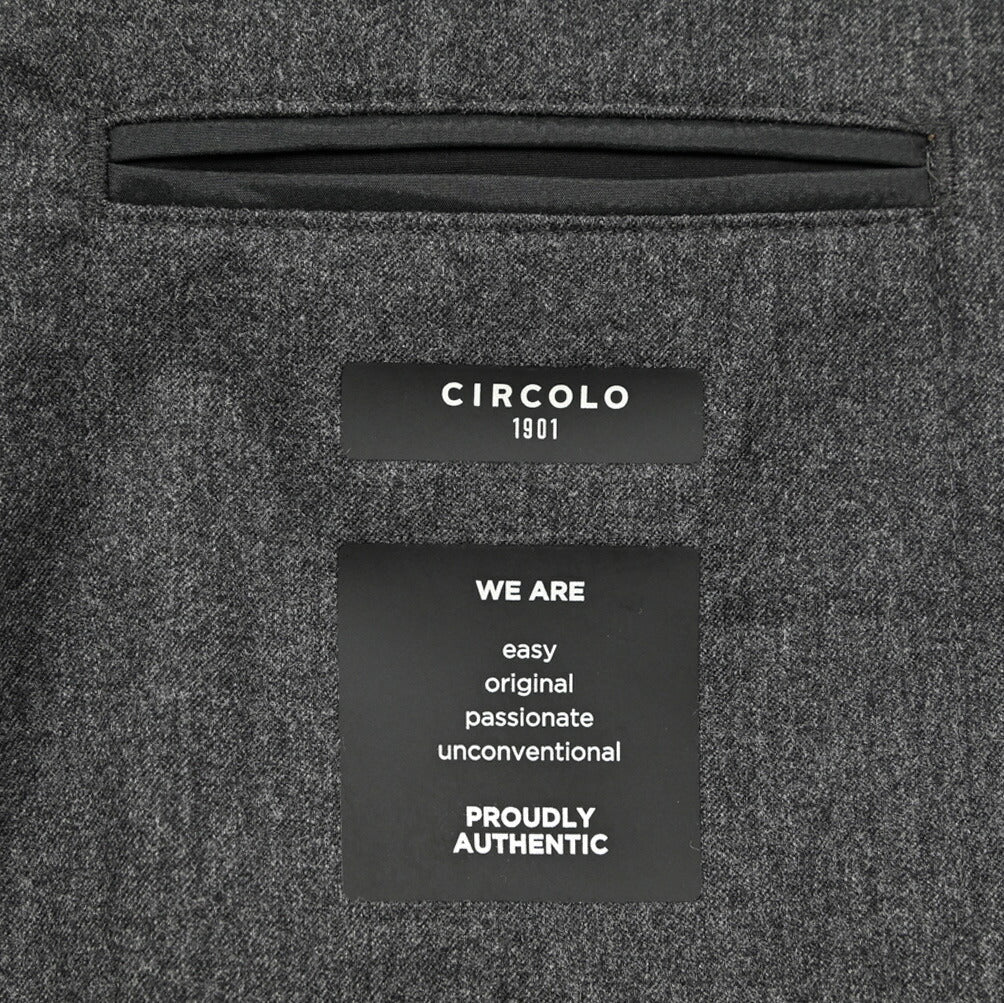 25 - 26AW CIRCOLO 1901 ストレッチウール 2Bシングルイージージャケット｜427147-44｜GUARDAROBA MILANO OFFICIAL STORE