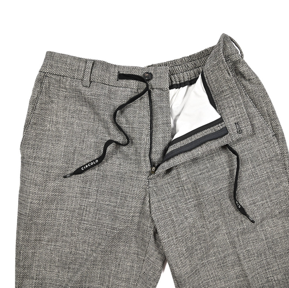 25 - 26AW CIRCOLO 1901 コットンジャージー ノータックイージースラックス (セットアップ対応)｜425650 - 44｜GUARDAROBA MILANO OFFICIAL STORE
